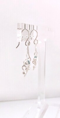 Bali Moon - Argentium Sterling Silver Earrings - image4